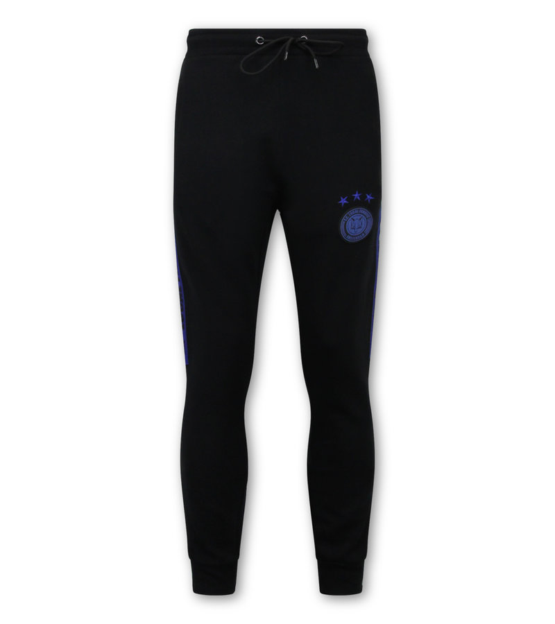 Local Fanatic High Neck Tracksuit Set Men - 11-6516ZB - Black / Blau