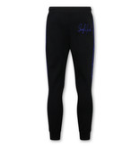 Local Fanatic High Neck Tracksuit Set Men - 11-6516ZB - Black / Blau