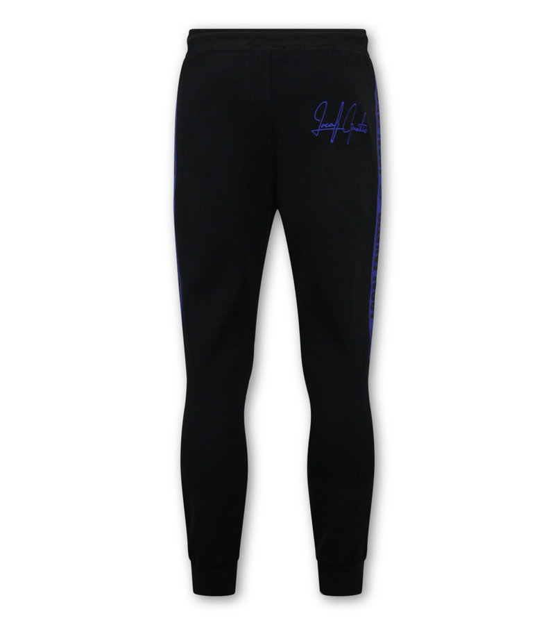 Local Fanatic High Neck Tracksuit Set Men - 11-6516ZB - Black / Blau