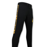 Local Fanatic High Neck Tracksuit Set Men - 11-6516ZG - Black / Yellow