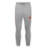 Local Fanatic High Neck Tracksuit Set Men - 11-6516GO - Grey / orange