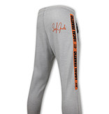 Local Fanatic High Neck Tracksuit Set Men - 11-6516GO - Grey / orange