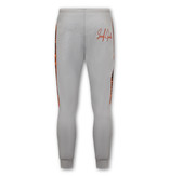 Local Fanatic High Neck Tracksuit Set Men - 11-6516GO - Grey / orange