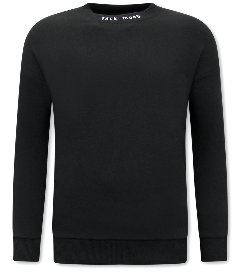 IKAO Oversize Mens Sweatshirt - 22021 - Black