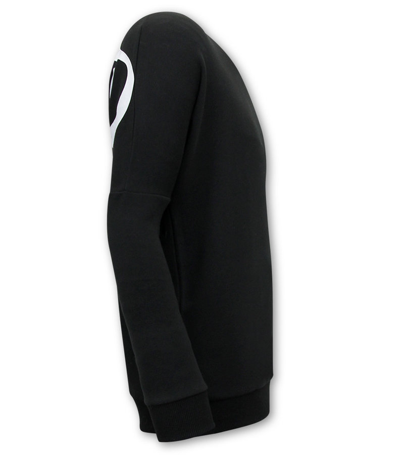 IKAO Mens Oversized Sweaters - 22005 - Black