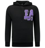 IKAO Los Angeles Lakers Oversized Hoodie Men - 22108 - Black