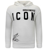 Gangs ICON Printed Hoodie For Men - KS-90 - White