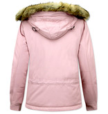 Matogla Anorak Ladies Fur Jacket - 8691 - Pink