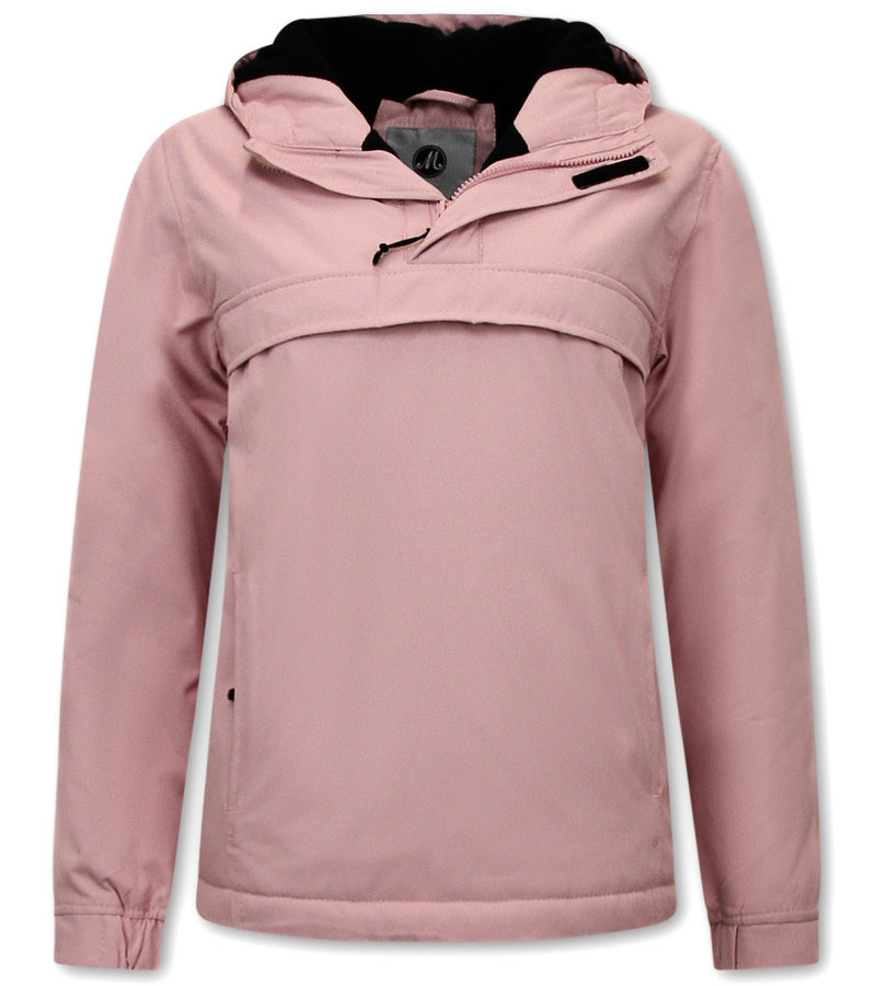 Matogla Anorak Short Jacket For Women - 8692 - Pink