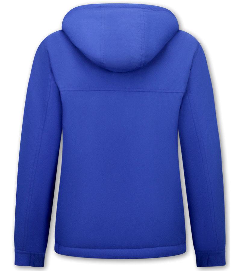 Matogla Anorak Short Jacket For Women - 8692 - Blue