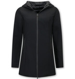 TheBrand Women's Reversible Puffer Coat - LB-639BP - Black