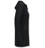 TheBrand Women's Reversible Puffer Coat - LB-639BP - Black