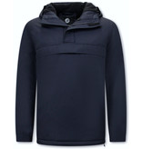 Beluomo Anorak Mens Short Winter Jackets - 8592 - Navy