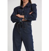 Robin-Collection Denim Jumpsuit - D85184 - Blue