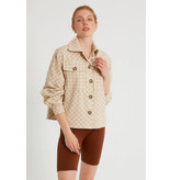 Robin-Collection Women's Oversized Shirt - M34584 - Beige