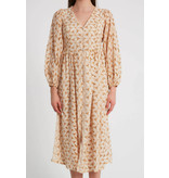 Robin-Collection Women's Broderie Dress - M34891 - Camel