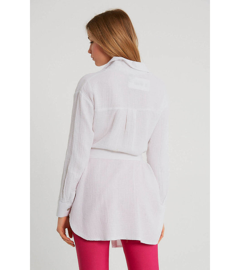 Robin-Collection Women's Blank Shirt - M34904 - White