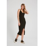 Robin-Collection Women's Elastic Stretch Dress - T93513 - Black