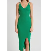 Robin-Collection Women's Elastic Stretch Dress - T93513 - Green