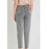 Robin-Collection Basic High Waist Jeans - D83607 - Gray