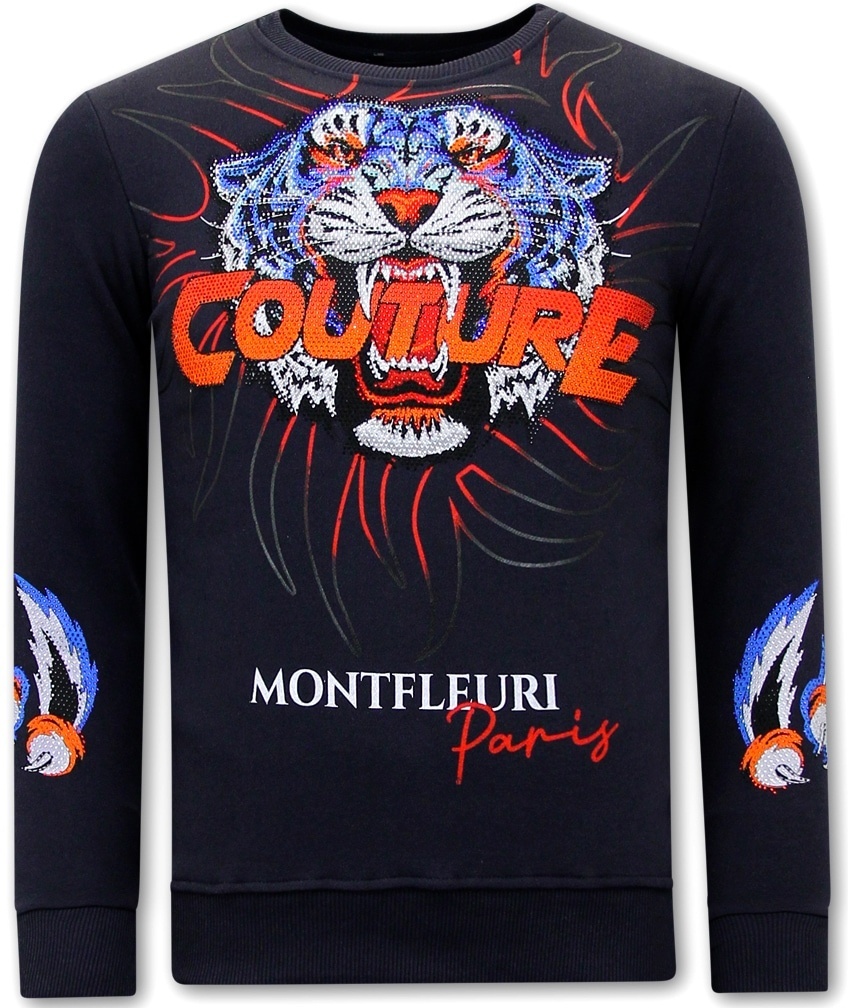 Men s Printed Sweater Tiger Couture NEW Styleitaly.eu