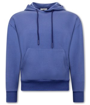 Y-TWO Basic Oversize Fit Hoodie - Navy