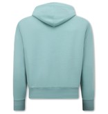 Y-TWO Basic Oversize Fit Hoodie - Mint