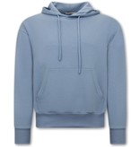 Y-TWO Basic Fit Oversized Hoodie - Blue