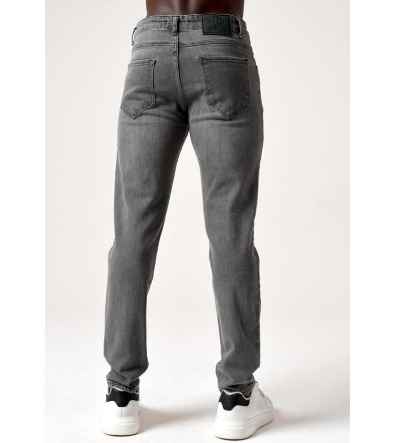 True Rise Men's Regular Jeans - DP24-NW - Grey