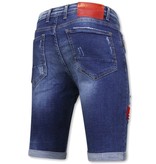 Local Fanatic Men's Shorts with Holes -1030-SH- Blue