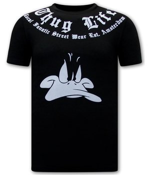 Local Fanatic Printed T Shirt For Men Thug Life - Black