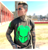 Local Fanatic Predator Neon Print T Shirt - Green