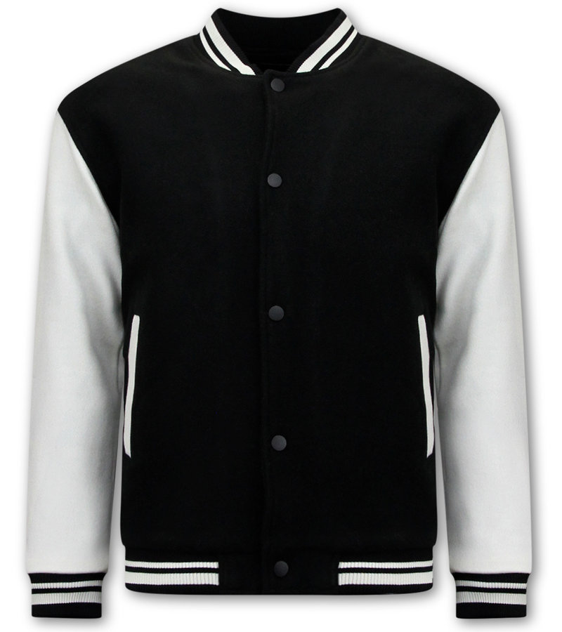 Enos Varsity Jacket Men Black