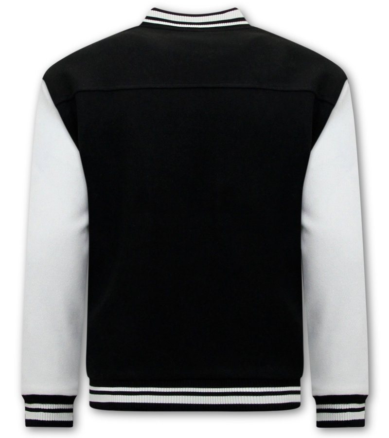 Enos Varsity Jacket Men Black