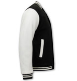 Enos Varsity Jacket Men Black