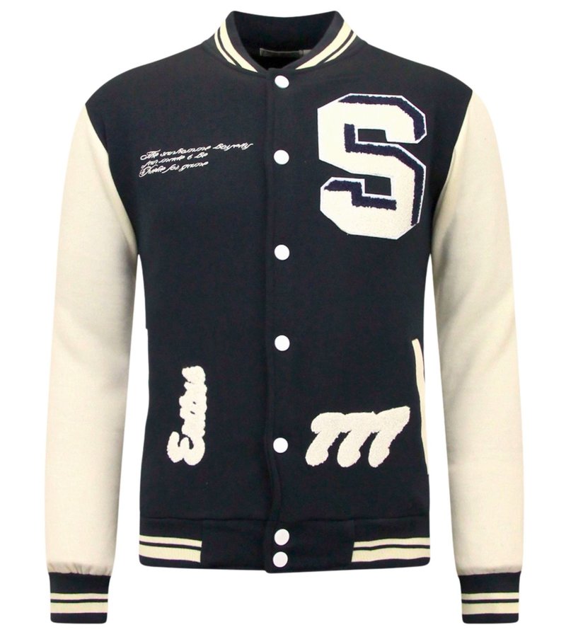 Enos College Jacket Men Vintage - 7798 - Navy