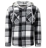 Enos Wool Plaid Jacket Men's - Black