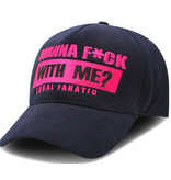 Local Fanatic Men's Caps F*ck with Me - Blue