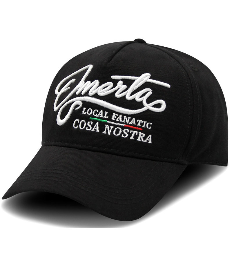 Local Fanatic Baseball Cap Men Omerta - Black