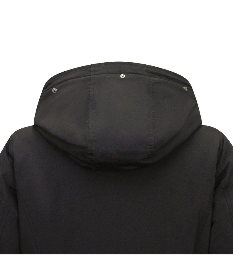 TheBrand Women's Long Winter Coats With Hood - 280 - Black