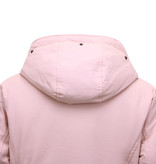 Matogla Womens Pink Winter Jacket With Hood