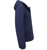Matogla Women's Winter Jacket With Hoodie - 5897 - Blue