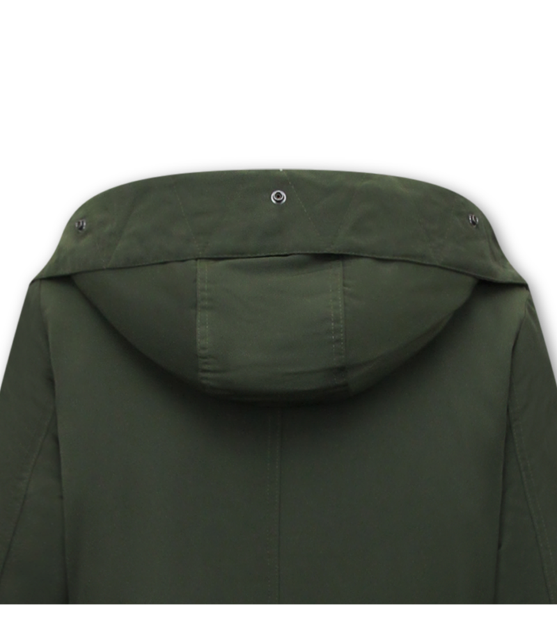Gentile Bellini Women's Lightweight Jacket With Hood - 8811 - Green