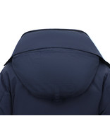 Matogla Womens Short Padded Jacket With Hood - 7603 - Blue