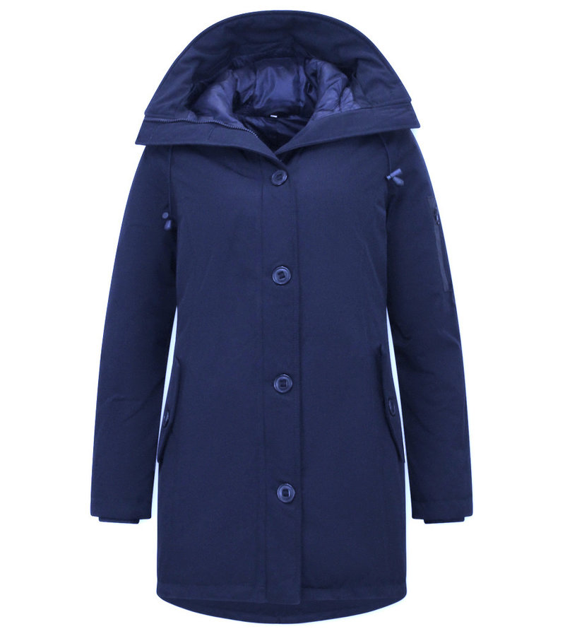 TheBrand Stylish Ladies Winter Jacket  - 505 - Blue