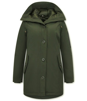TheBrand Stylish Ladies Winter Jacket  - 505 - Green