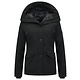 Winter Jacket For Girls With Hood  - 503 - Black