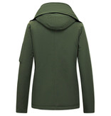 TheBrand Winter Jacket For Girls With Hood  - 503 - Green