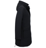 Gentile Bellini Winter Outfits For Women Long Coat - 2728 - Black