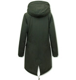 Gentile Bellini Winter Outfits For Women Long Coat - 2728 - Green